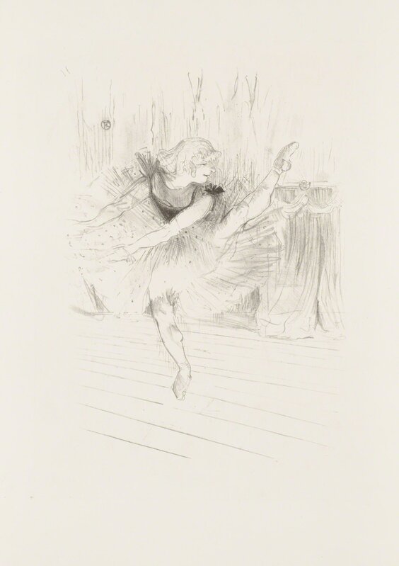 Henri de Toulouse-Lautrec, ‘Miss Ida Heath, English Dancer’, 1894, Print, Original lithograph printed in black ink on wove paper., Christopher-Clark Fine Art