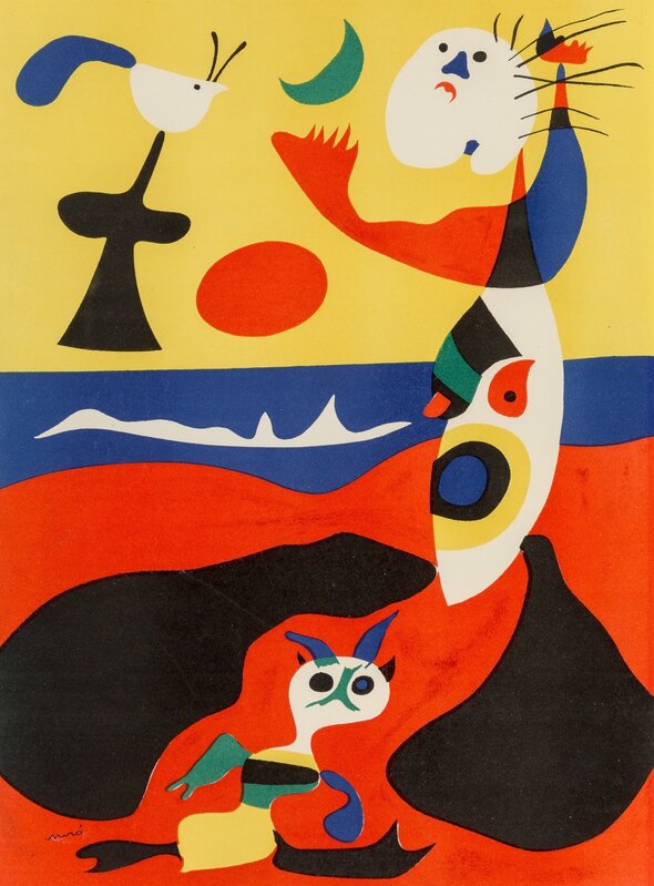 Joan Miró, ‘L'ete, from Verve Vol. I, No.3’, 1938, Print, Lithograph and pochoir in colors on wove paper, Heritage Auctions