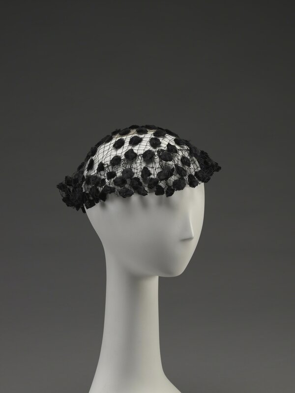 ‘Hat’, early 1960s, Fashion Design and Wearable Art, Synthetic fibers, metal, elastic, Indianapolis Museum of Art at Newfields