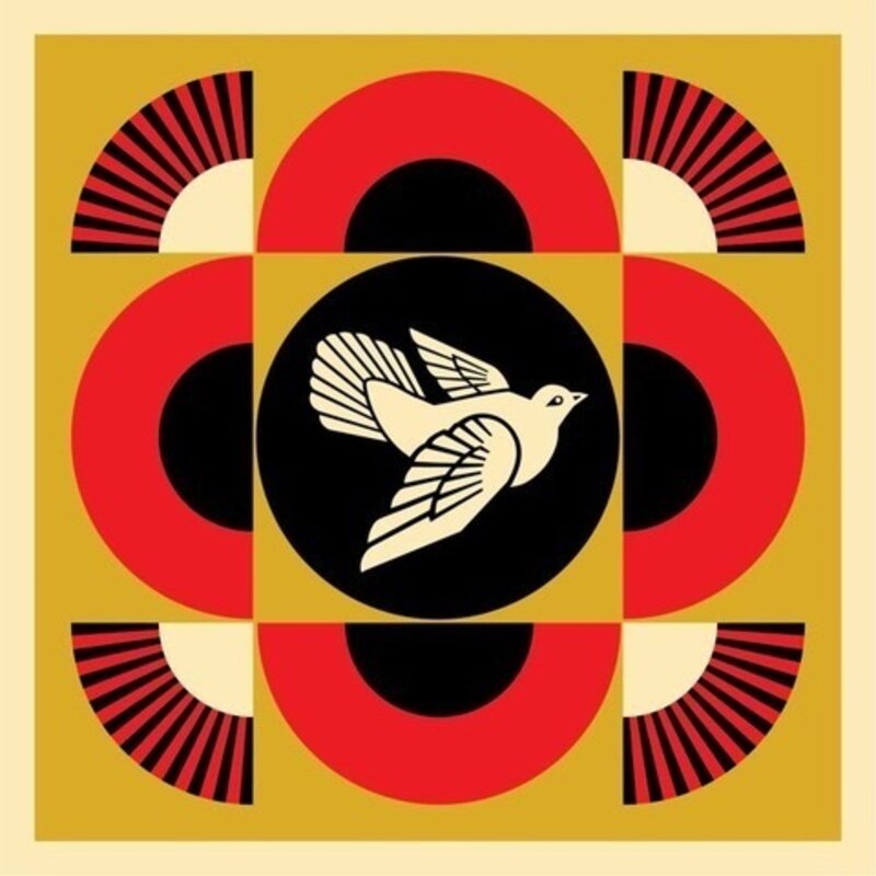 Shepard Fairey, ‘Peace Dove Geometric (GOLD)’, 2017, Print, Screen Print, Perry J. Cohen Foundation Benefit Auction