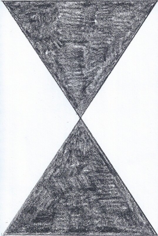 John Nixon, ‘Untitled’, 2014, Drawing, Collage or other Work on Paper, Black colored pencil on paper, Minus Space