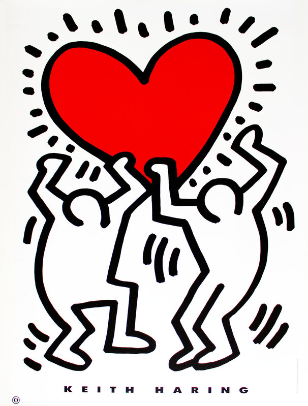 Keith Haring, ‘Untitled’, 1993, Posters, Offset lithograph, EHC Fine Art