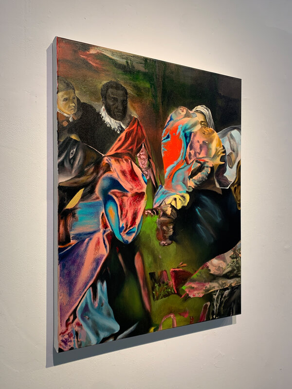 Eric Basstein, ‘Haute Culture’, 2020, Painting, Oil Paint & Oil Sticks on Canvas, StolenSpace Gallery