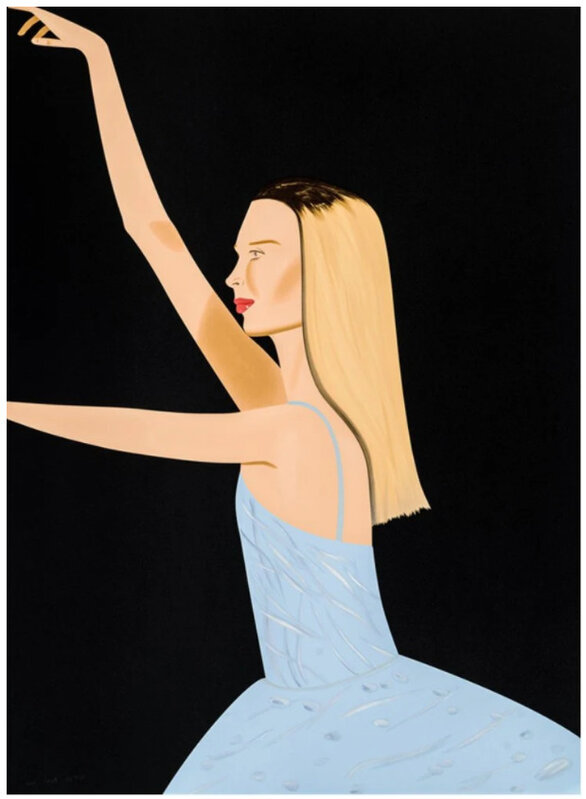Alex Katz, ‘Dancer2’, 2019, Painting, Silkscreen in colors on Saunders Waterford HP High White 425 gsm paper, L'Edition Alliance