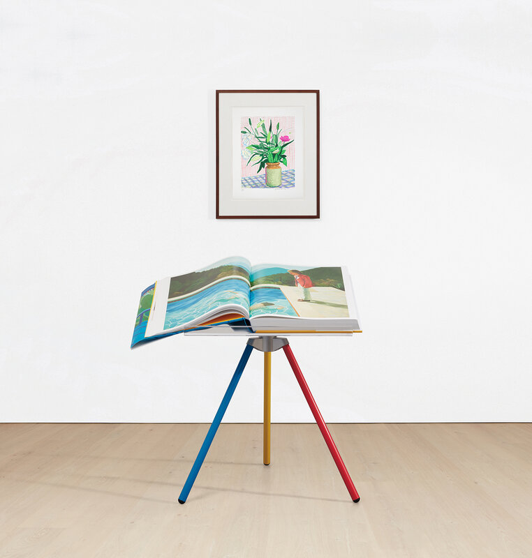 David Hockney, ‘A Bigger Book, Art Edition D’, 2010/2016, Books and Portfolios, IPad drawing in colours, printed on archival paper, with full margins, with the illustrated 680-page chronology book numbered '0813', original print portfolio and adjustable book stand designed by Marc Newson, all contained in the original cardboard box with label stamp-numbered '0813'., Phillips