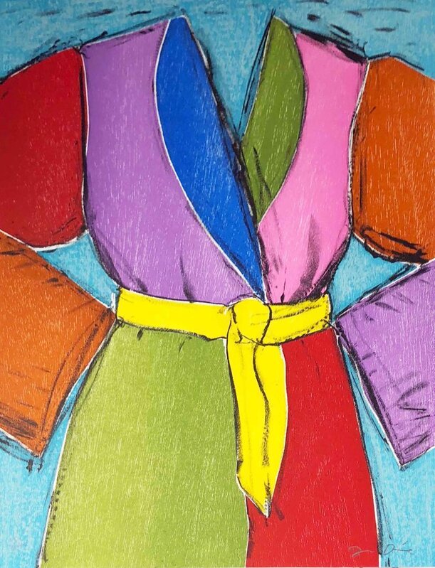 Jim Dine, ‘The Yellow Belt’, 2005, Print, Woodcut and lithograph, Hamilton-Selway Fine Art Gallery Auction