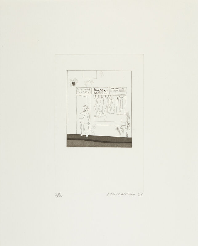David Hockney, ‘To Remain’, 1966-67, Print, Etching and Aquatint, Gerrish Fine Art