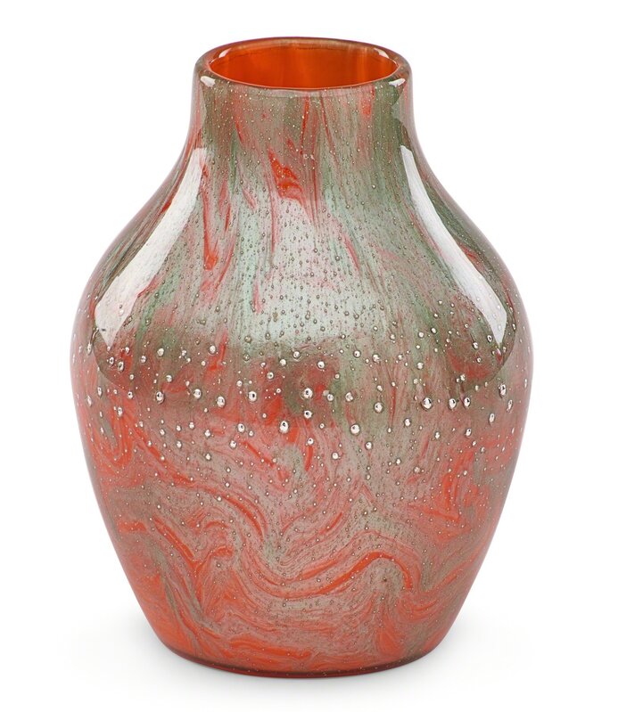 Attributed to Otto Prutscher, ‘Fine and rare Titania Perl vase’, ca. 1908, Design/Decorative Art, Blown glass, Austria, Rago/Wright/LAMA/Toomey & Co.