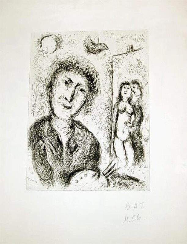 Marc Chagall, ‘Autoportrait’, 1979, Print, Etching, Galerie Maximillian