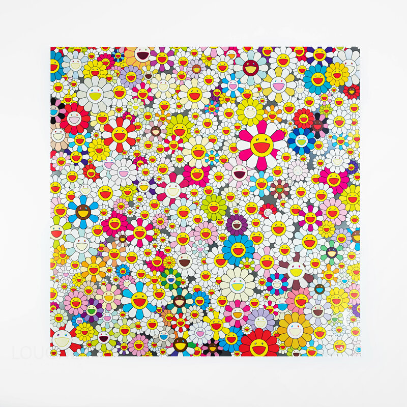 Takashi Murakami, ‘Field of Smiling Flowers’, 2010, Print, Offset lithograph, Lougher Contemporary