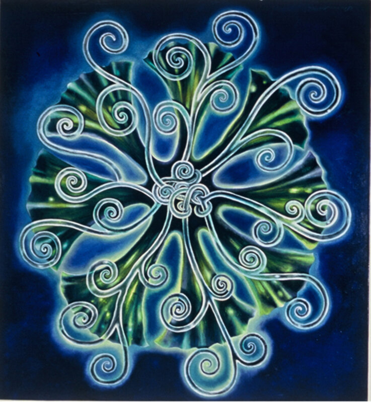 Miriam Wosk, ‘Mandala #4’, 1999, Painting, Oil & Canvas on Board, Miriam Wosk Family Trust 
