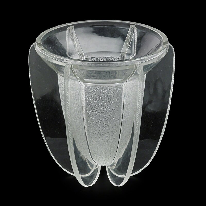 Lalique, ‘Rare "Myosotis" vase’, des. 1937, Design/Decorative Art, Clear glass, France, Rago/Wright/LAMA/Toomey & Co.