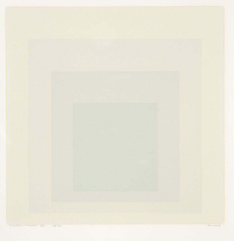 Josef Albers, ‘Gray Instrumentation II’, 1975, Print, Silkscreen, Dallas Museum of Art