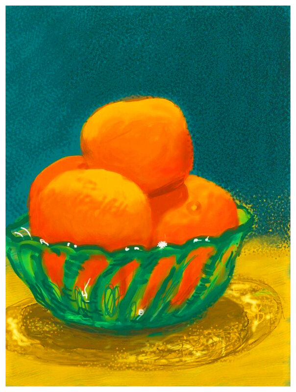 David Hockney, ‘Oranges’, 2010, Print, Archival inkjet print on paper, Oliver Clatworthy