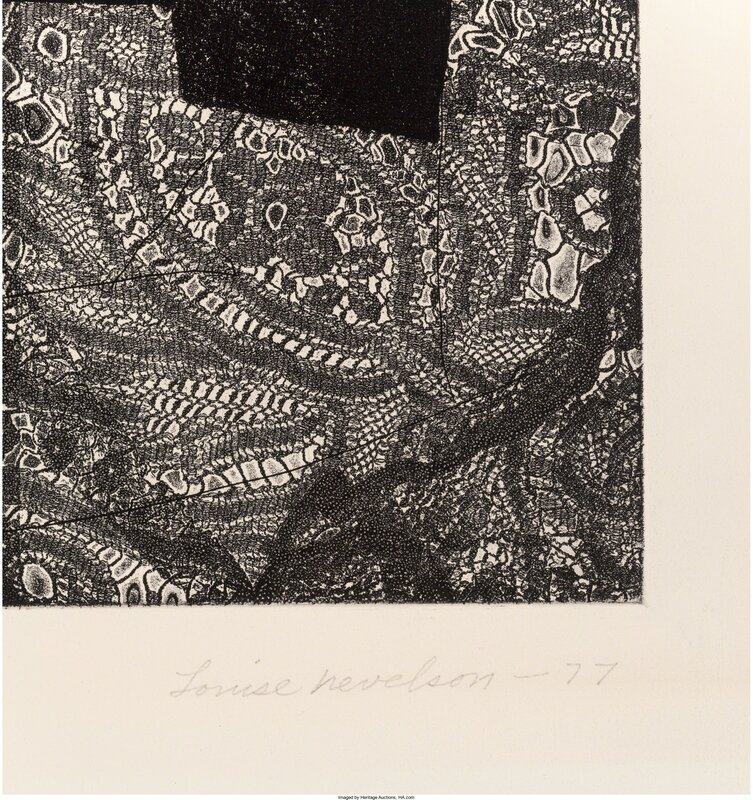 Louise Nevelson, ‘Essences 6’, 1977, Print, Etching on Arches paper, Heritage Auctions