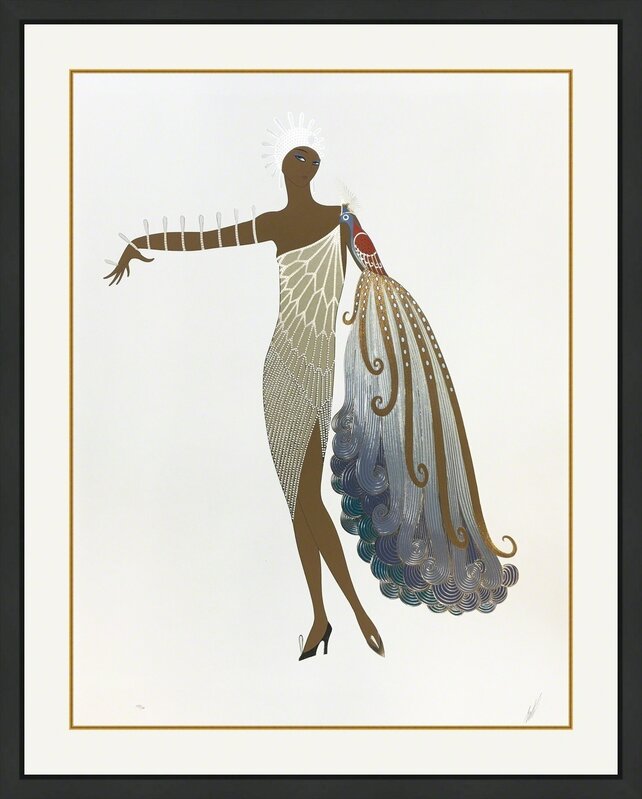 Erté, ‘DIVA II’, 1984, Print, EMBOSSED SERIGRAPH/ WITH FOIL STAMPING, Gallery Art