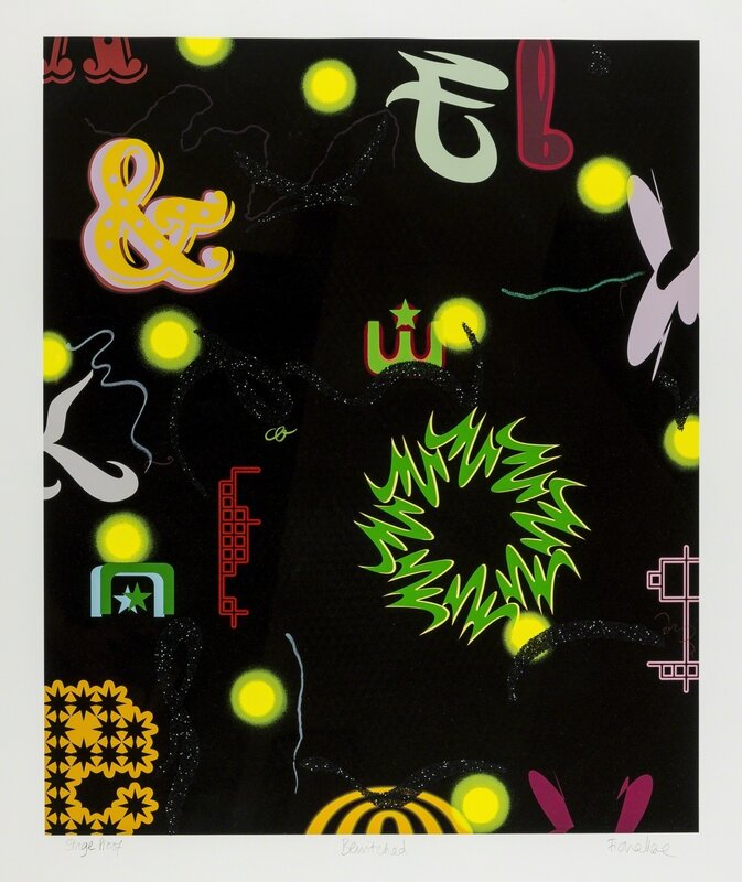 Fiona Rae, ‘Bewitched’, 2001, Print, Screenprint in colours with glitter, Forum Auctions
