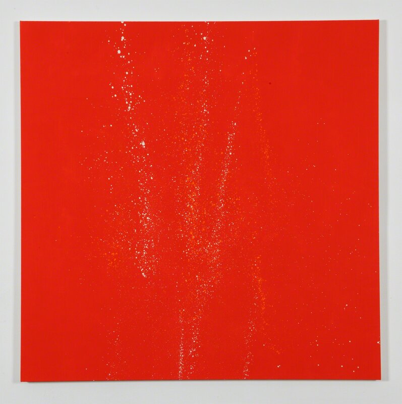 Marcia Hafif, ‘Splash Painting: Cadmium Red Light (NY)’, 2010, Painting, Oil on linen, Galerie Hubert Winter