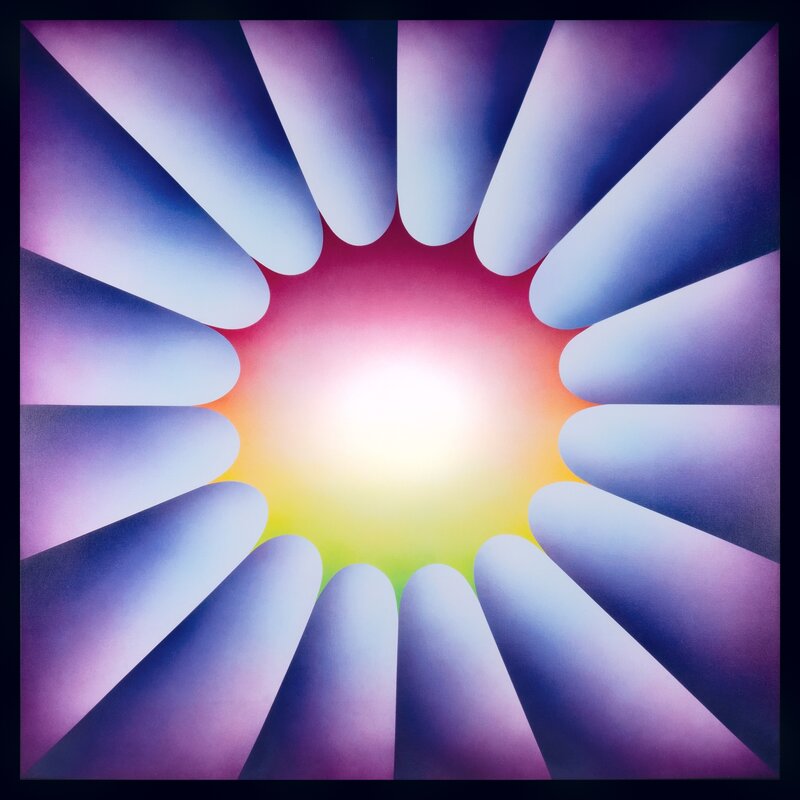 Judy Chicago, ‘Through the Flower 2’, 2021, Print, Mixed media on glass with light box, Turner Carroll Gallery