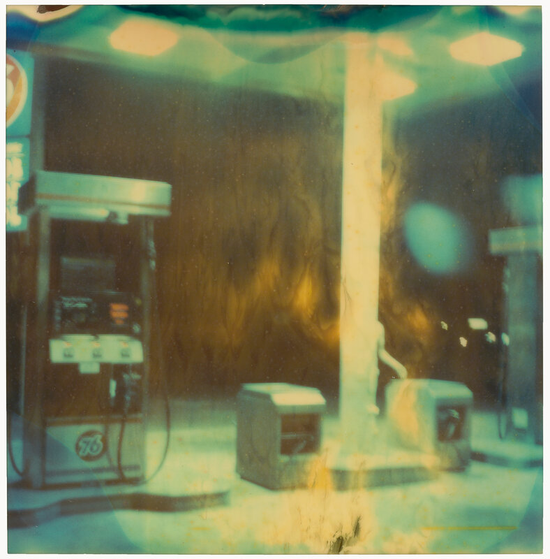 Stefanie Schneider, ‘Gasstation at Night (Stranger than Paradise)’, 2006, Photography, Analog C-Print, hand-printed by the artist, based on 4 Polaroid.  Mounted., Instantdreams