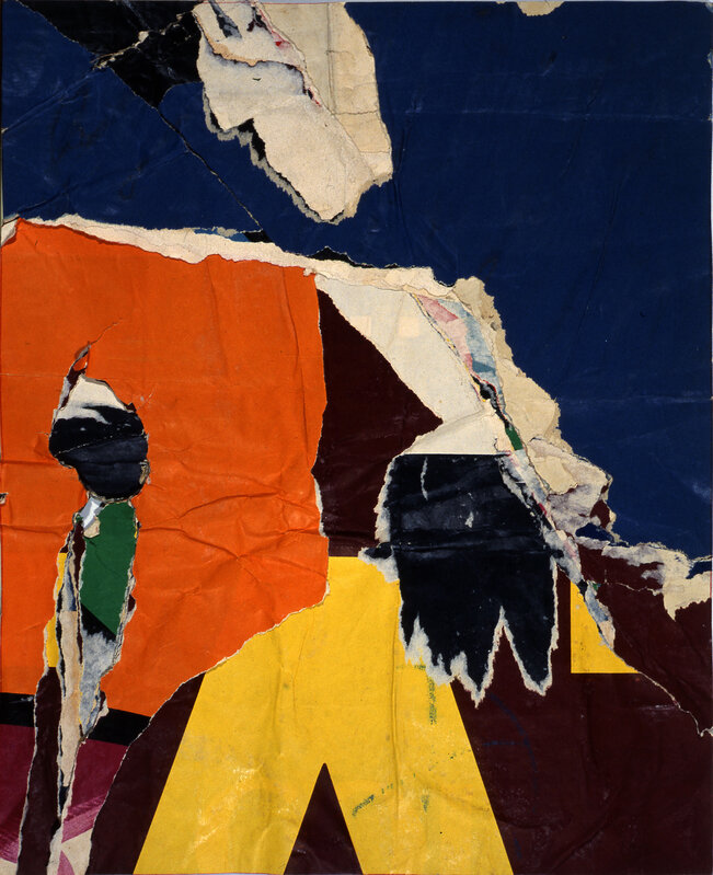Jacques Villeglé, ‘Passage Saint-Senoch’, décembre 1959, Painting, Décollage mounted on canvas, Modernism Inc.