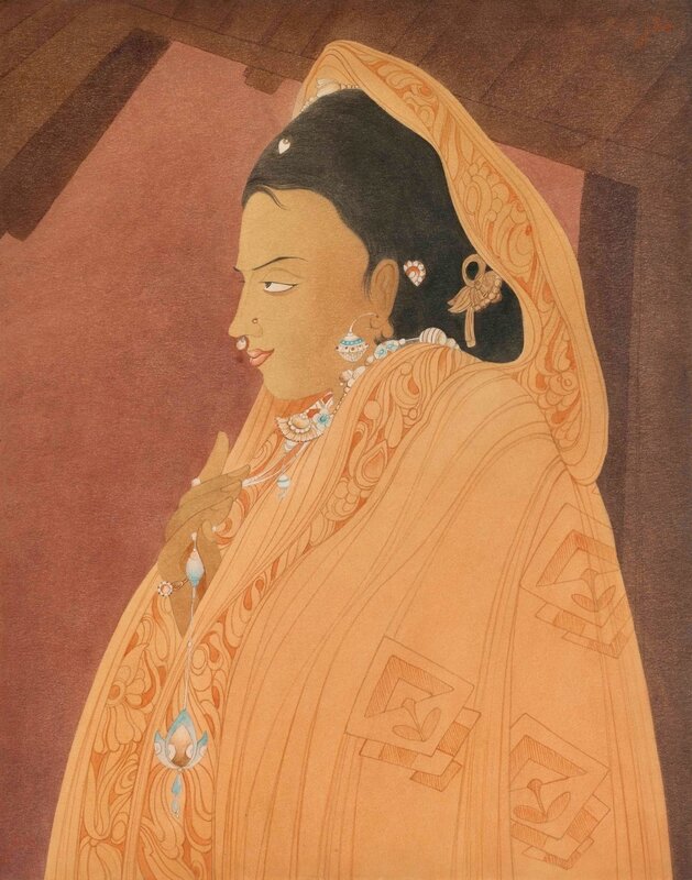 M. A. R. CHUGHTAI, ‘Untitled ’, 1965-1975, Painting, Ink and watercolour on paper, Eye For Art Houston