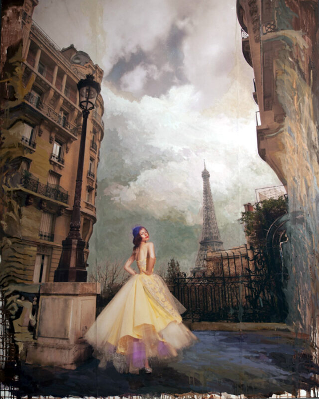 CHRIS CAROLINA, ‘#61 PARIS’, Painting, Mixed media on canvas, Galerie Vivendi