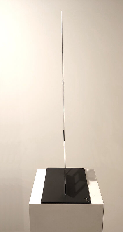 Daniel Sanseviero, ‘"4 White and Gray Boxes" illusion sculpture 2021 see through metal effect ’, 2021, Sculpture, Metal and enamel spray paint, ARDT Gallery