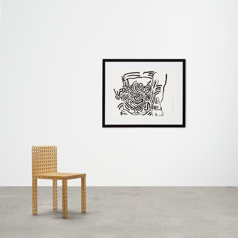 Keith Haring, ‘Untitled (from the Bad Boys portfolio)’, 1986, Print, Screenprint on BFK Rives, Rago/Wright/LAMA/Toomey & Co.