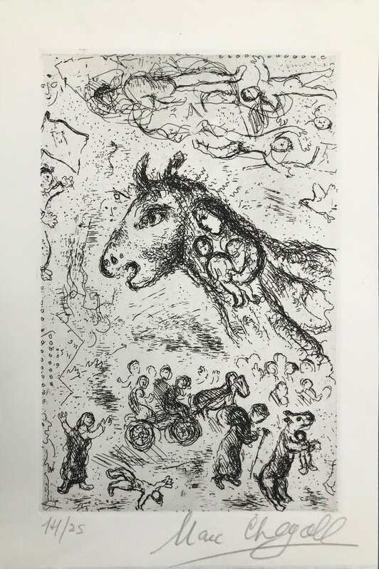 Marc Chagall, ‘LETTRE A PORTFOLIO’, 1969, Books and Portfolios, ETCHING ON PAPER, Gallery Art