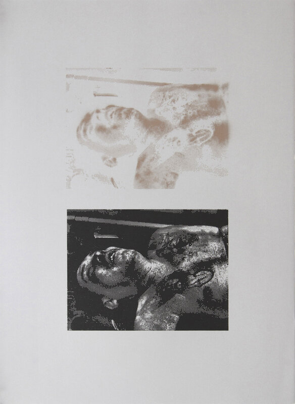 Miguel A. Aragón, ‘Cuerpo y Alma’, 2015, Print, Woodcut, metallic copper enamel, Print Center Benefit Auction