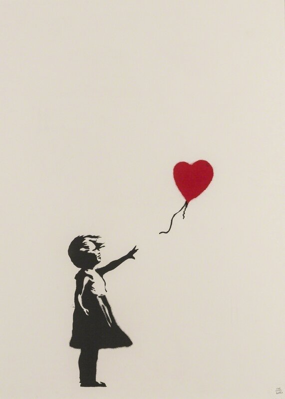 Banksy, ‘Girl with Balloon’, 2004, Print, Screenprint in colours, Forum Auctions