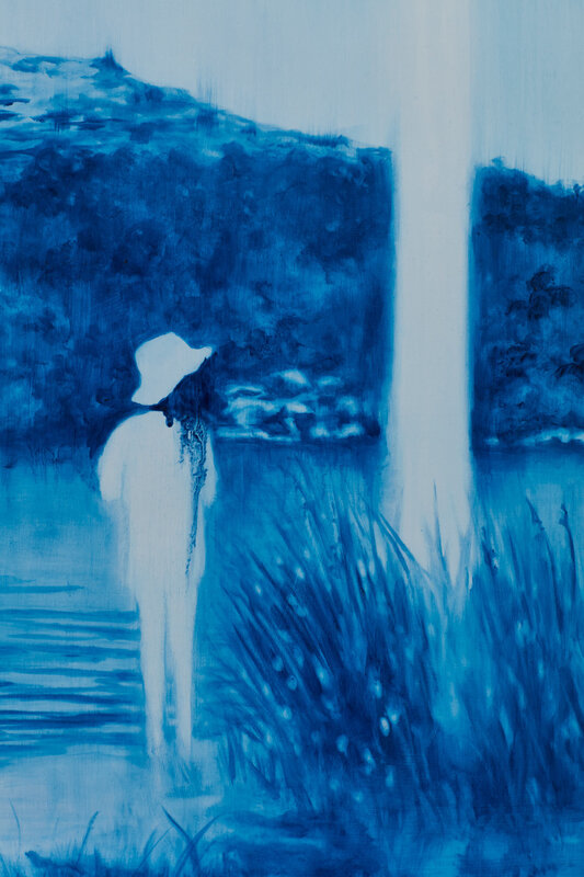 Ruby Swinney, ‘Ovals’, 2021, Painting, Oil on silk, WHATIFTHEWORLD
