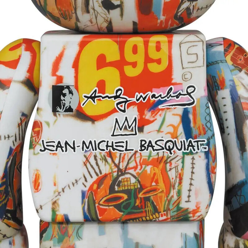 Jean-Michel Basquiat, ‘Warhol Basquiat Bearbrick 400% (Warhol Basquiat BE@RBRICK)’, 2021, Ephemera or Merchandise, Vinyl Figure., Lot 180 Gallery