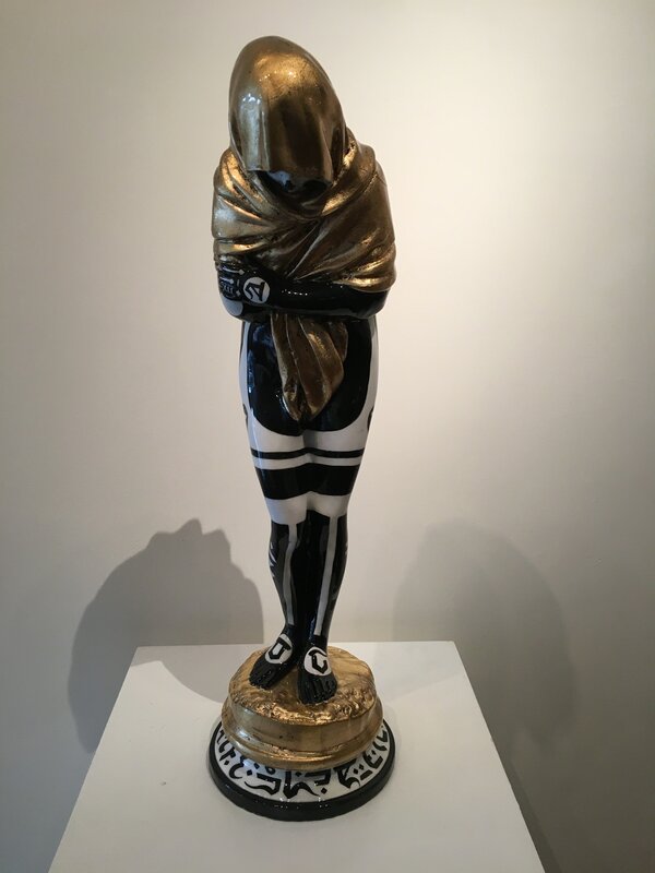 Porkchop, ‘"Armaiti"’, 2018, Sculpture, Acrylic, resin, gold leaf on found object, Parlor Gallery