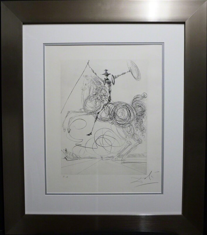 Salvador Dalí, ‘Don Quichotte (Horseman)’, 1964, Print, Etching, Fine Art Acquisitions Dali 