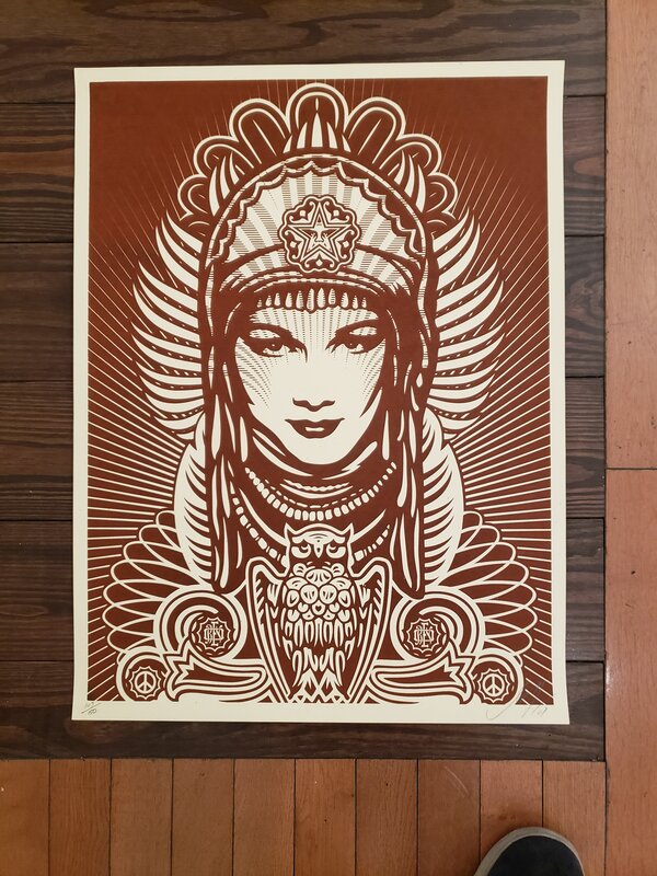 Shepard Fairey, ‘Peace Goddess’, 2007, Print, Screenprint, Works on Paper, Inc.