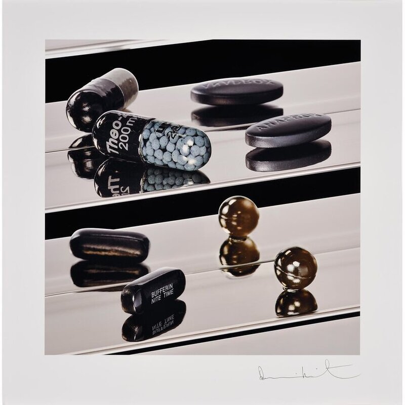Damien Hirst, ‘Damien Hirst, Dark Black Heaven (Nite Time)’, 2012, Print, Inkjet Print, Glaze and Foilblock, Oliver Cole Gallery