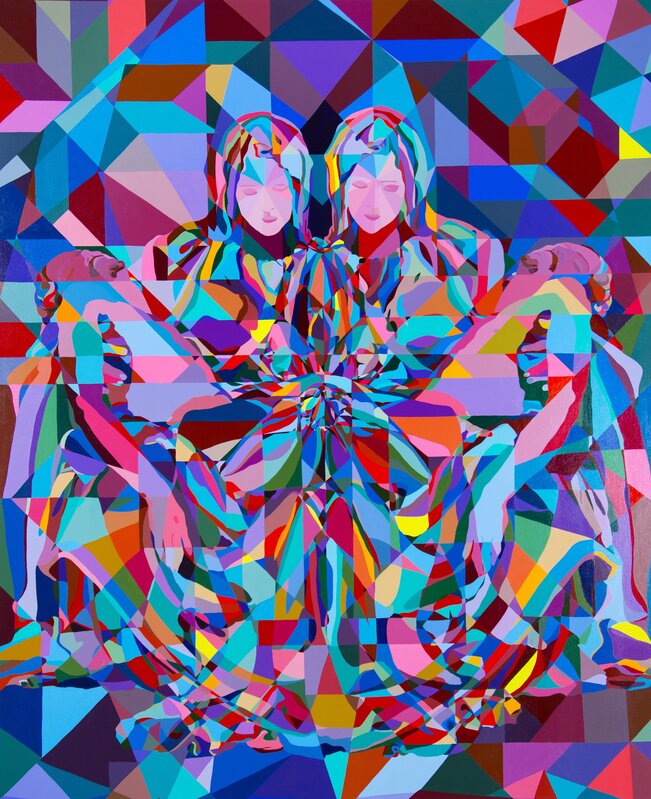 C. Finley, ‘SAGITTARIUS The Unconditional Everything (Full Bed)’, 2014, Painting, Acrylic on Canvas, TOTH GALLERY