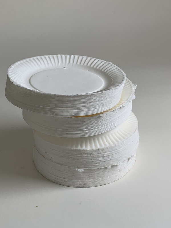Mark Power, ‘Paper Plates’, 2021, Sculpture, Cast resin, FROSCH&CO