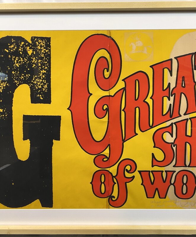 Corita Kent, ‘"G" and "O" or Greatest Show of Worth’, 1968, Print, Serigraph, Jarrett McCusker