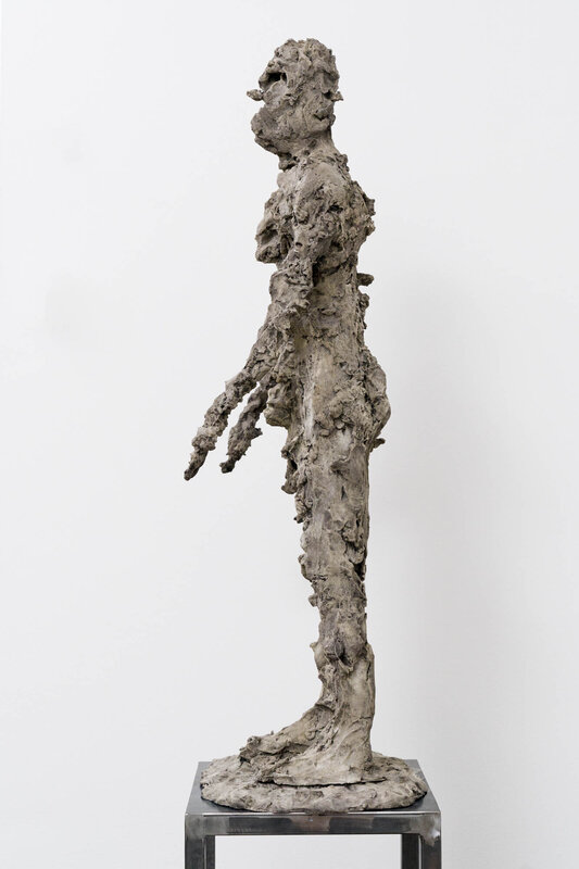 Jørgen Haugen Sørensen, ‘The Man with the Dog’, 2021, Sculpture, Bronze, Hans Alf Gallery