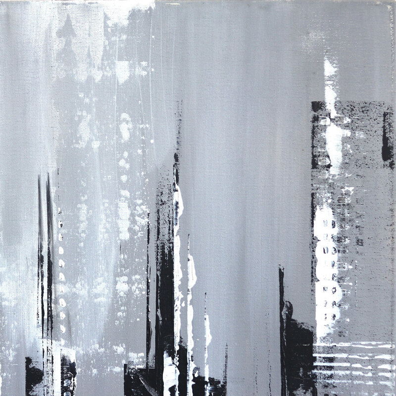 Ivana Milosevic, ‘NY Black & White’, 2020, Painting, Acrylic on Canvas, Artspace Warehouse