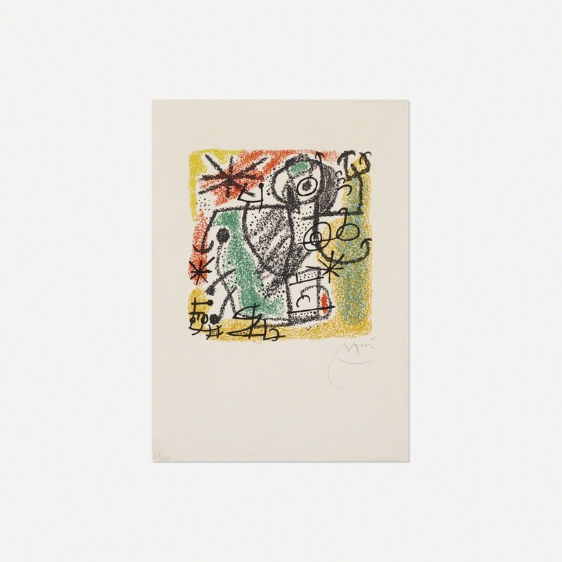 Joan Miró, ‘Les Essencies de la Terra (one plate)’, 1968, Print, Color lithograph on Japon nacré paper, Rago/Wright/LAMA