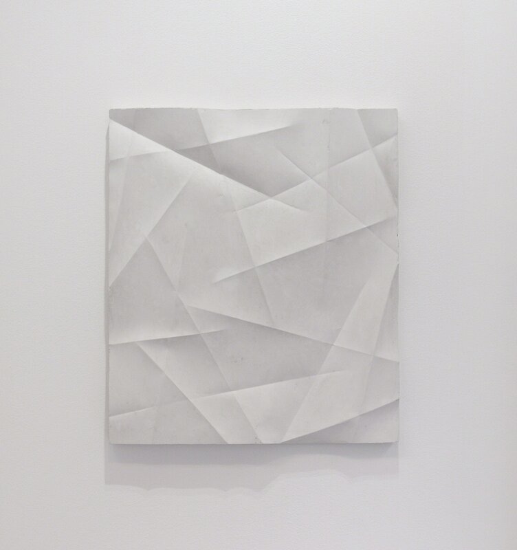 Beat Zoderer, ‘Faltenguss No.3/18’, 2018, Sculpture, Plaster, Bartha Contemporary
