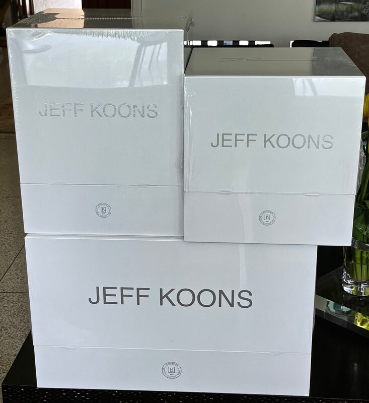 Jeff Koons, ‘Balloon Animals (set of 5)’, Ephemera or Merchandise, Porcelain multiples painted in chrome, Artsy x Rago/Wright