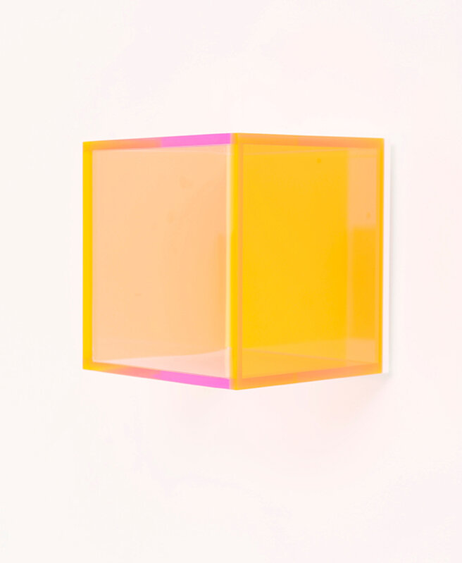 Regine Schumann, ‘color rainbow rotterdam orange’, 2017, Sculpture, Acrylic glass, fluorescent, Renate Bender