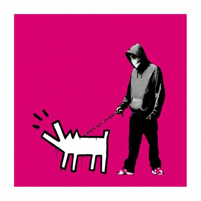Banksy, ‘Choose Your Weapon (Magenta) - Signed ’, 2010, Print, Screen print on paper, Hang-Up Gallery