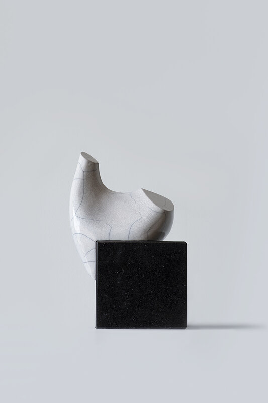 An Te Liu, ‘Ada’, 2020, Sculpture, Slip cast earthenware with calcium oxide glaze, raku fired, pine needle and coconut husk reduction, Anat Ebgi
