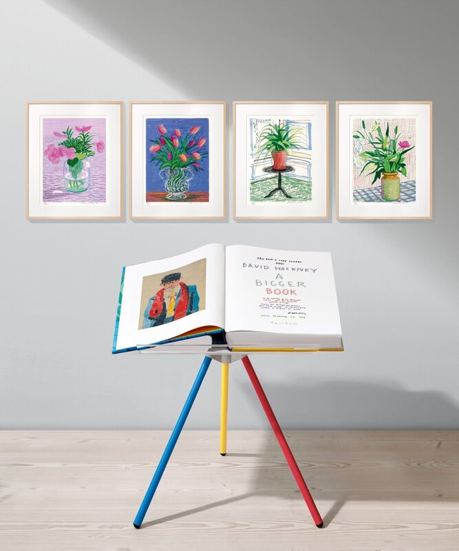 David Hockney, ‘Untitled 468 from The Bigger Book - Art Edition, with book and stand (in original crate; never opened)’, 2016, Print, Ipad print, Rukaj Gallery